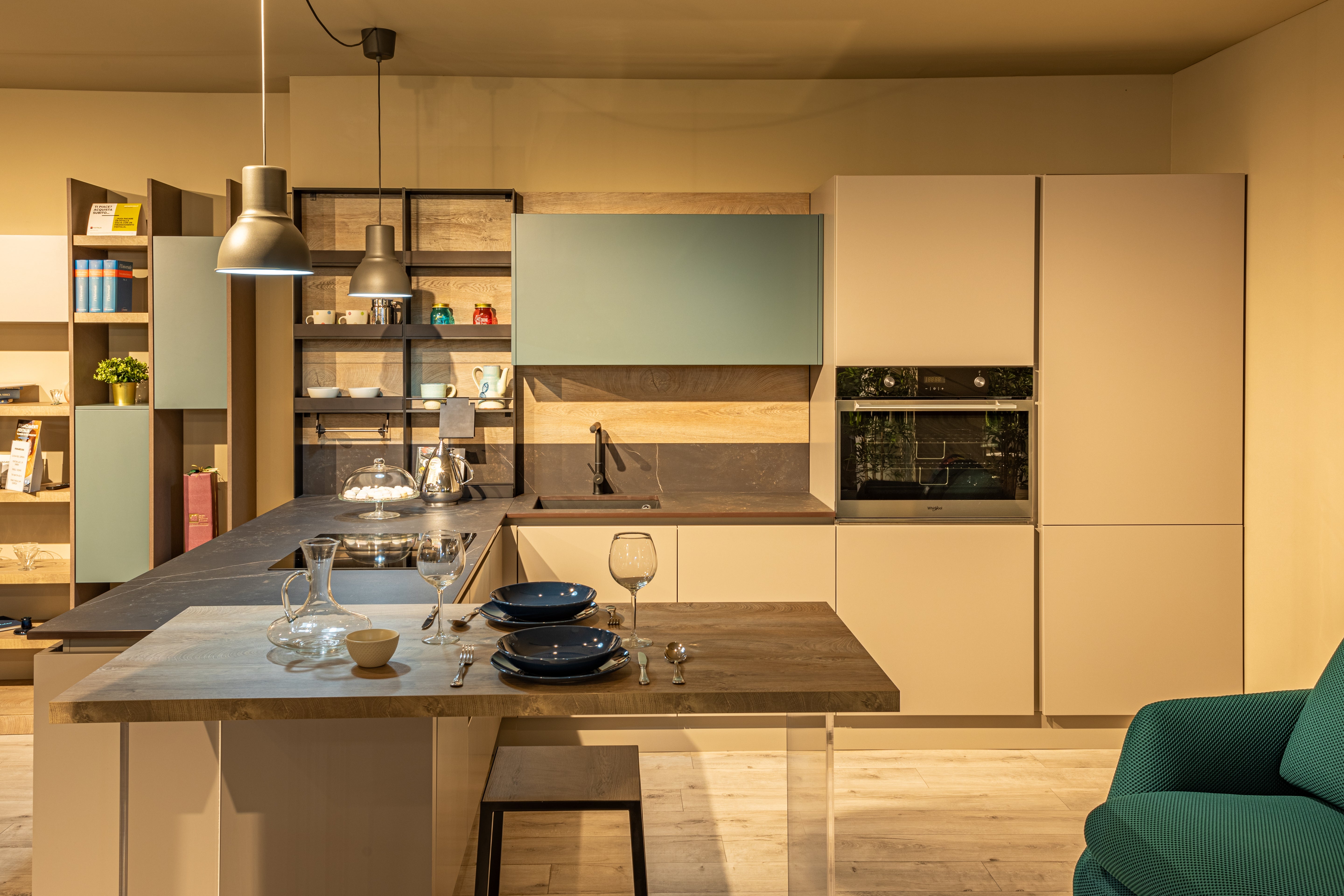 Cucina Modello Caprera – Design moderno con penisola