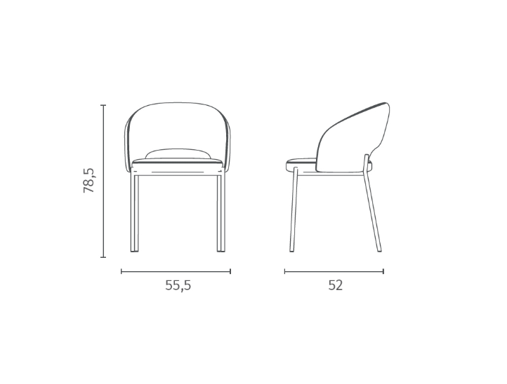Sedia Greta 4pz