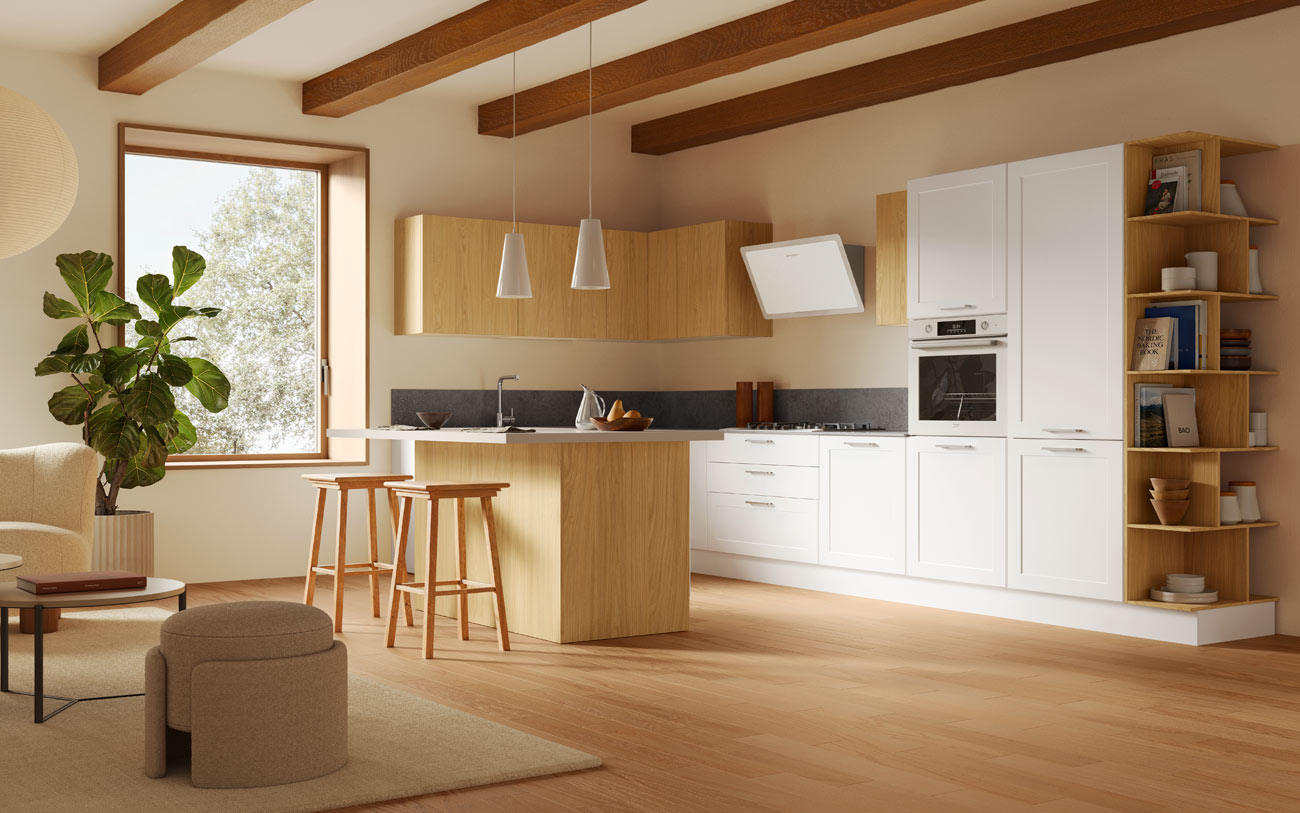Cucina nordica in PET
