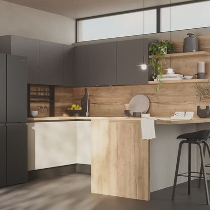 Cucina penisola stile nordico